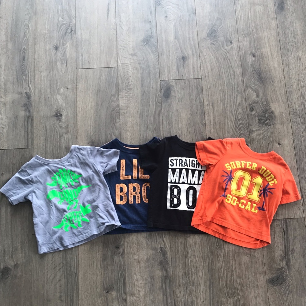 Bundle of 4 boy 18-24 months shirts